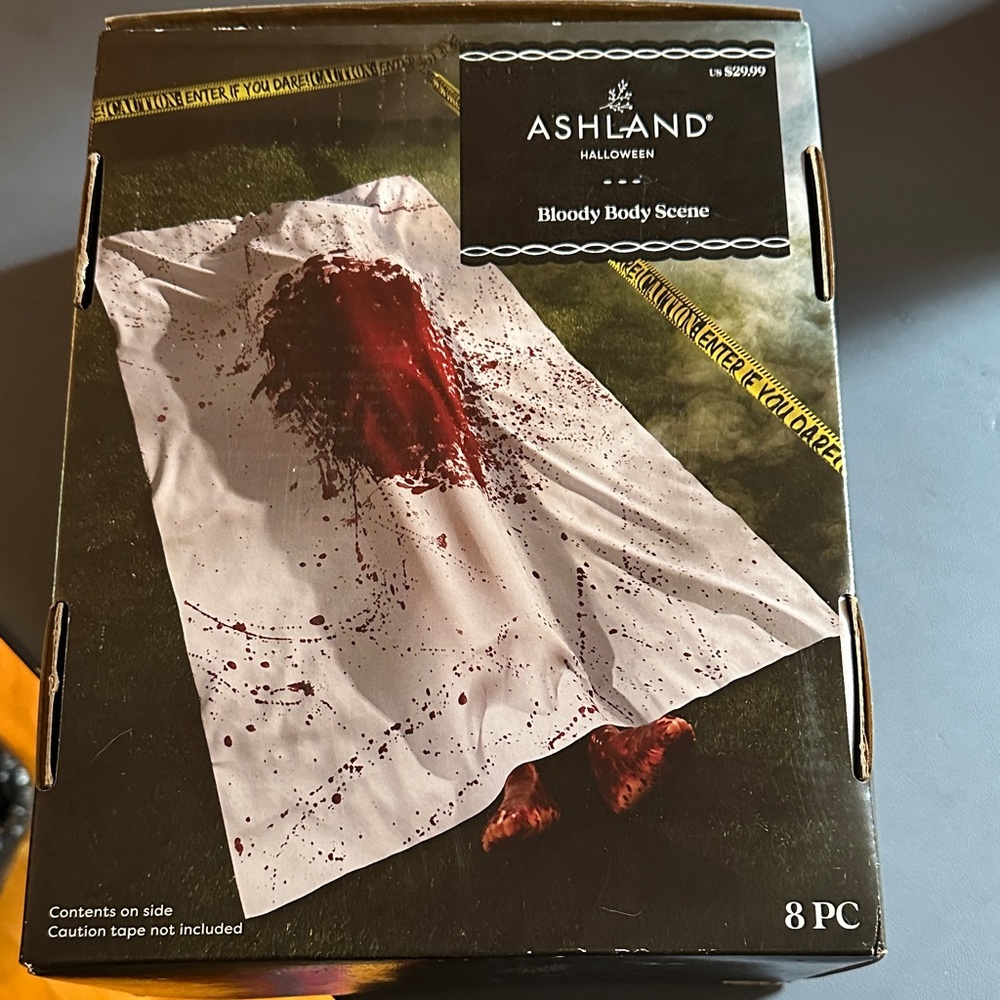 Ashland Halloween Blood Splatter Scene